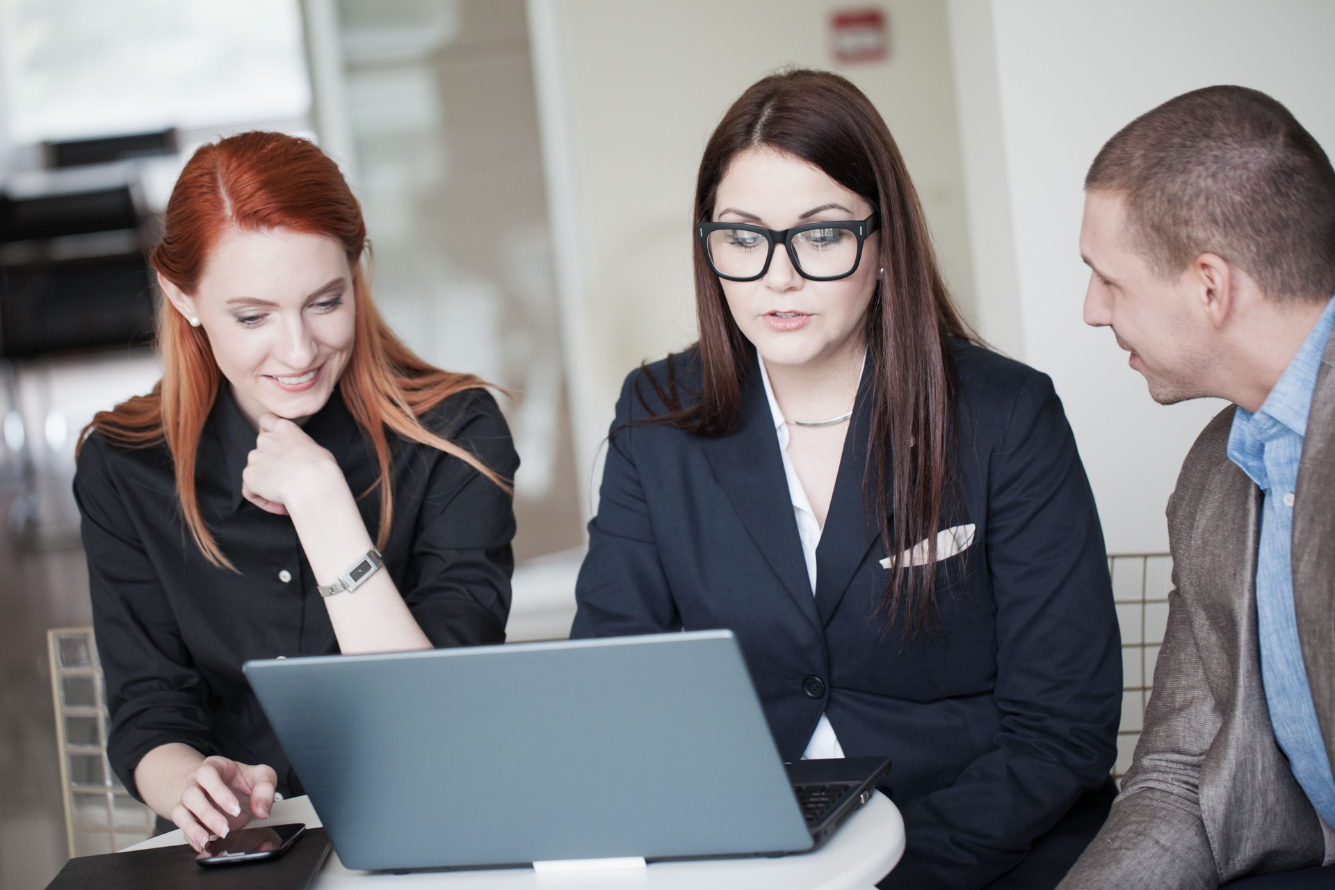 Business people at meeting